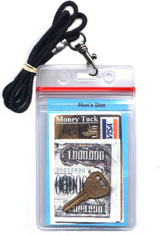 men's size money tuck ID holder