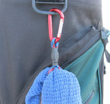 mountain rope golf towel holder