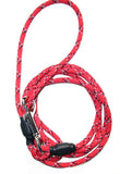 red medium mountain rope leash