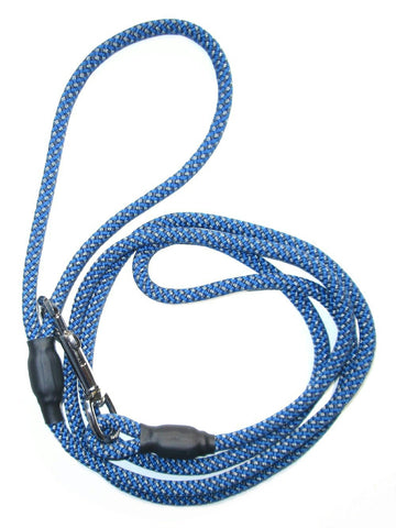 blue medium mountain rope leash